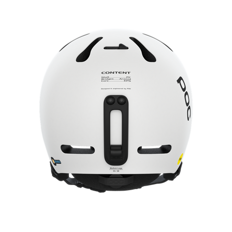 POC Fornix MIPS Helmet 2025-Ski/Snowboard Helmets-XS-S/51-54-Hydrogen White Matt-Kunstadt Sports