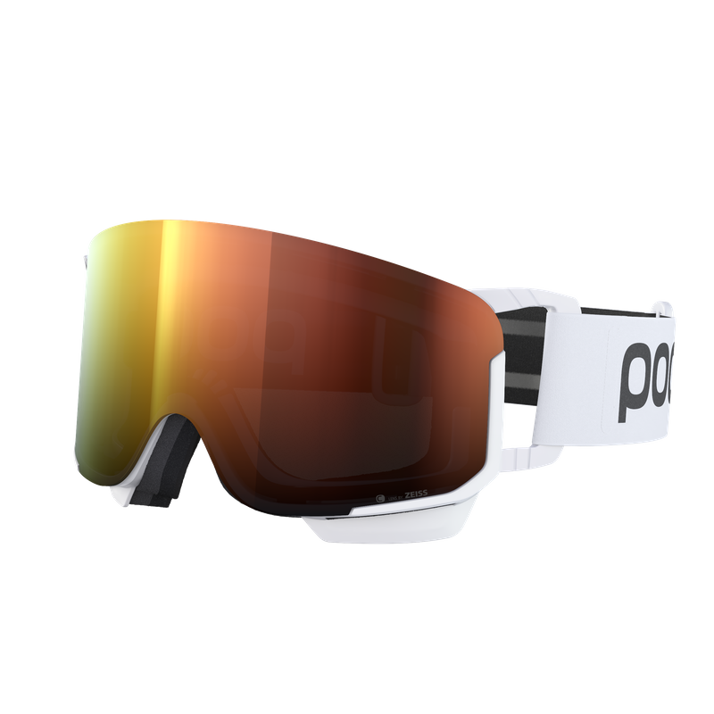 POC Nexal Mid Goggle 2025-Goggles-Hydrogen White/Partly Sunny Orange-Kunstadt Sports