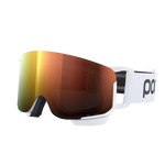 POC Nexal Mid Goggle 2025-Goggles-Hydrogen White/Partly Sunny Orange-Kunstadt Sports