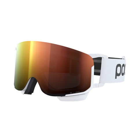 POC Nexal Mid Goggle 2025-Goggles-Hydrogen White/Partly Sunny Orange-Kunstadt Sports