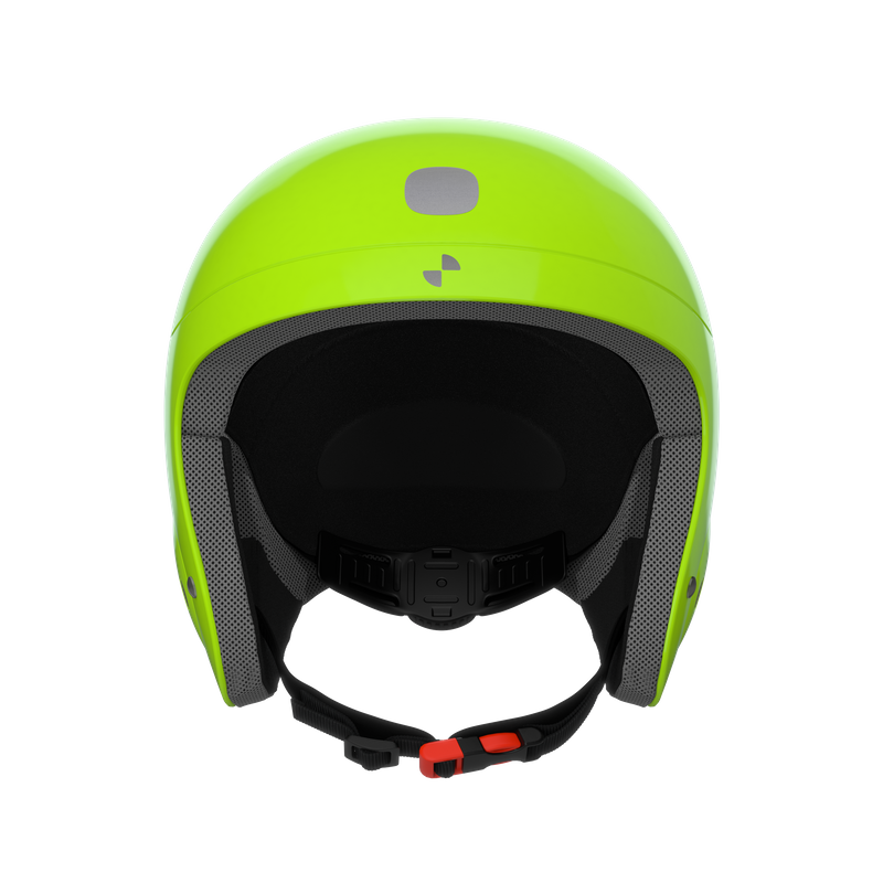 POCito Skull Kinderhelm – Fluorescerend Oranje/roze, Met Ledlamp, RECCO-reflector En Verstelbaar Systeem