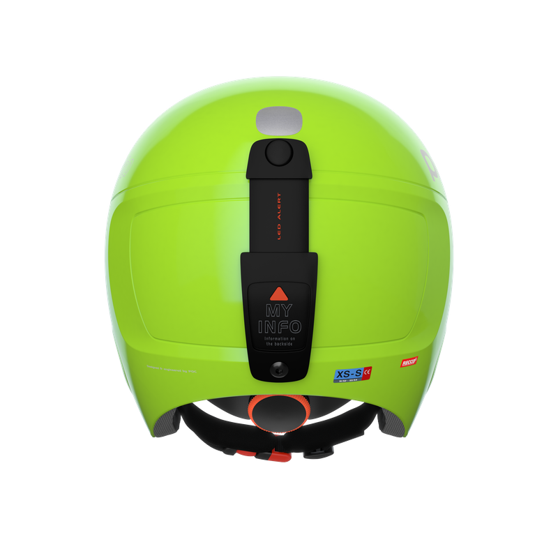 POC POCito Skull Helmet 2025-Ski/Snowboard Helmets-Adjustable-Fluorescent Yellow/Green-Kunstadt Sports