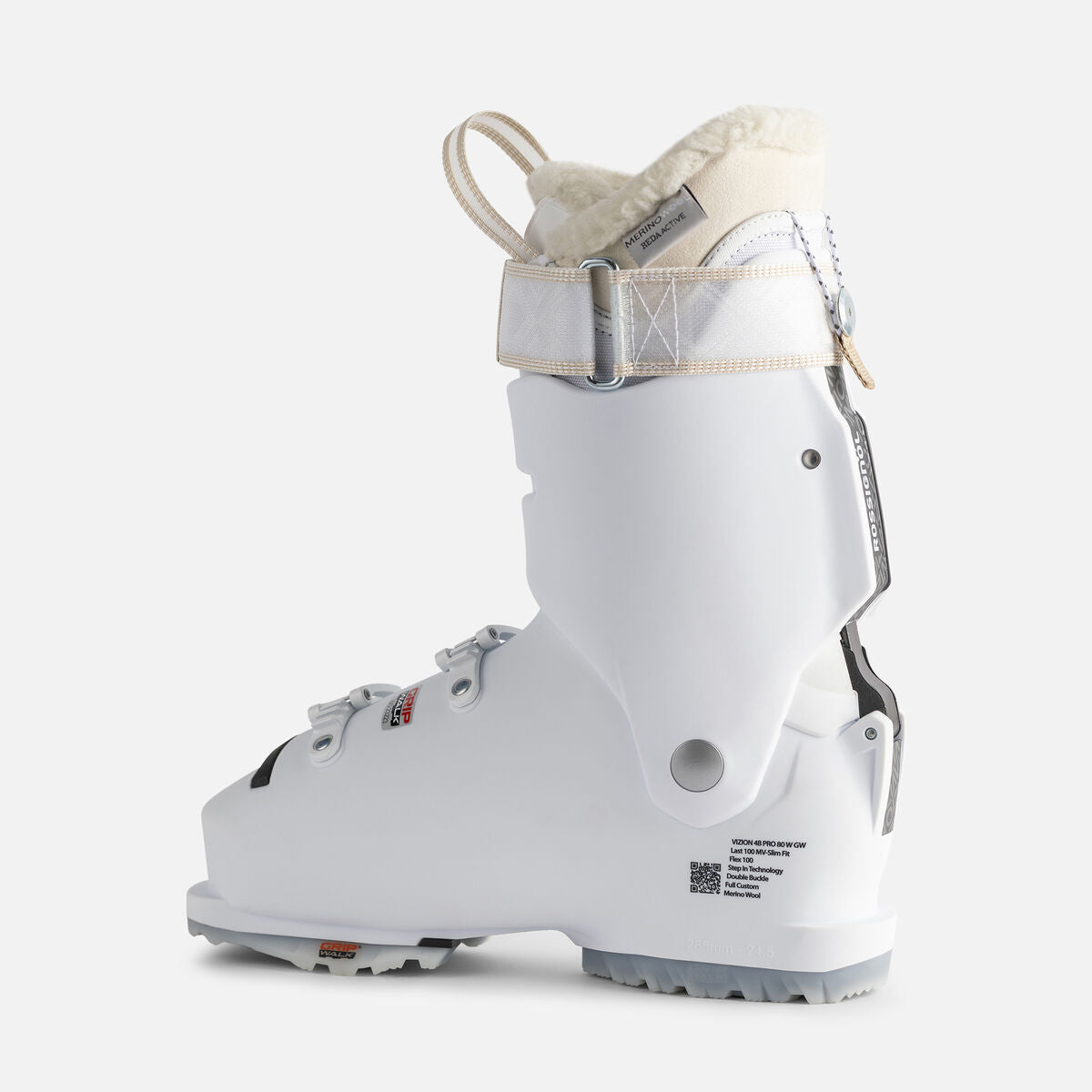 ロシニョール スキーブーツ 2026 ROSSIGNOL VIZION 4B 80 W GW WHITE STEP IN TECNOLOGY 25-26 Rossignol Vizion 4B 80 W GW Ski Boot 2026 – Kunstadt Sports