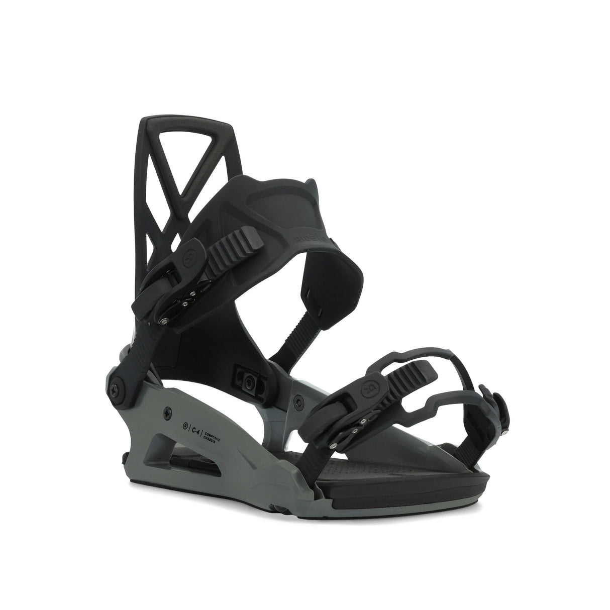 Ride C-4 Snowboard Binding 2025-Snowboard Bindings-MD-BLACK-Kunstadt Sports