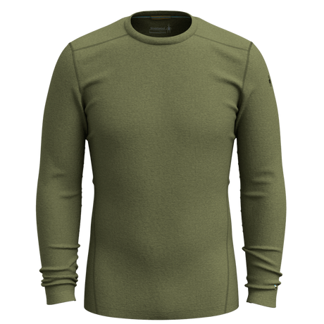 Smartwool Men's Classic Thermal Merino Base Layer Crew 2025-Snowboard/Ski Clothing-S-Winter Moss Heather K66-Kunstadt Sports