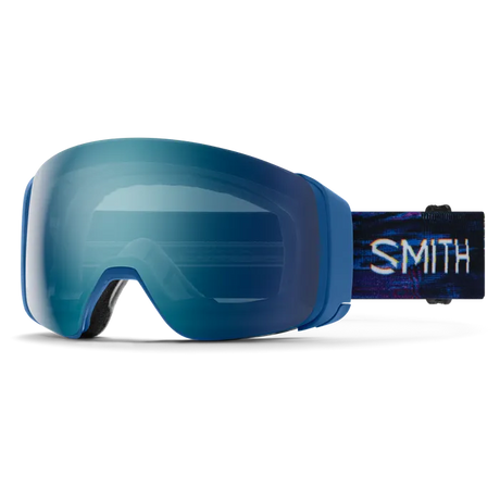 Smith 4D Mag Goggle 2025-Goggles-True Blue Glitch-ChromaPop Everyday Blue Mirror-Kunstadt Sports