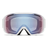 Smith Blazer Low Bridge Fit Goggle 2025-Goggles-White-Blue Sensor Mirror-Kunstadt Sports