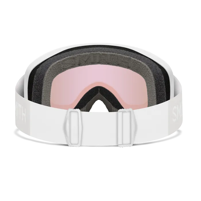 Smith Blazer Low Bridge Fit Goggle 2025-Goggles-White-Blue Sensor Mirror-Kunstadt Sports