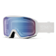 Smith Blazer Low Bridge Fit Goggle 2025-Goggles-White-Blue Sensor Mirror-Kunstadt Sports