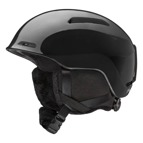 Smith Glide Junior Helmet 2025-Ski/Snowboard Helmets-YXS 48-52CM-Black-Kunstadt Sports