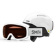 Smith Glide Junior MIPS Helmet / Snowday Combo 2025-Ski/Snowboard Helmets-Youth Small 51-55CM-White-Kunstadt Sports