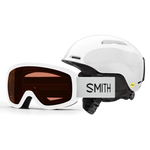 Smith Glide Junior MIPS Helmet / Snowday Combo 2025-Ski/Snowboard Helmets-Youth Small 51-55CM-White-Kunstadt Sports