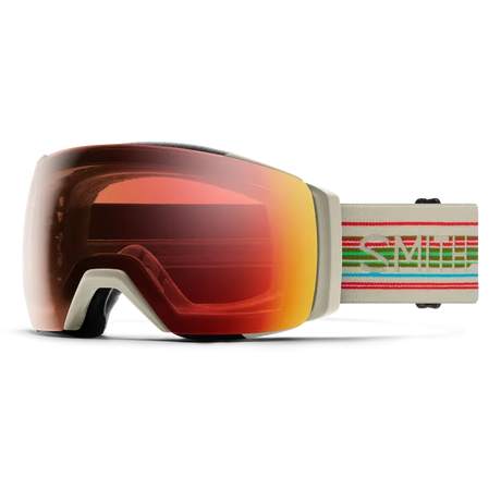 Smith I/O Mag XL Goggle 2025-Goggles-Chalk Straightline-ChromaPop Pro Photochromic Red Mirror-Kunstadt Sports