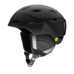 Smith Mission MIPS Helmet 2025-Ski/Snowboard Helmets-Small 51-55CM-Matte Black Stripes-Kunstadt Sports