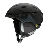 Smith Mission MIPS Helmet 2025-Ski/Snowboard Helmets-Small 51-55CM-Matte Black Stripes-Kunstadt Sports