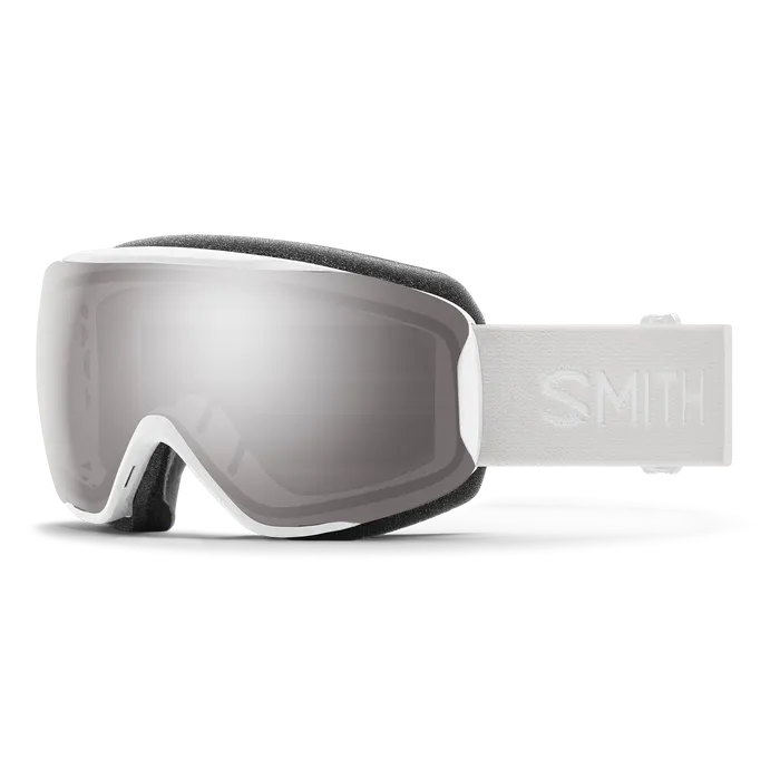 Smith Moment Goggle 2025-Goggles-White Vapor-ChromaPop Sun Platinum Mirror-Kunstadt Sports