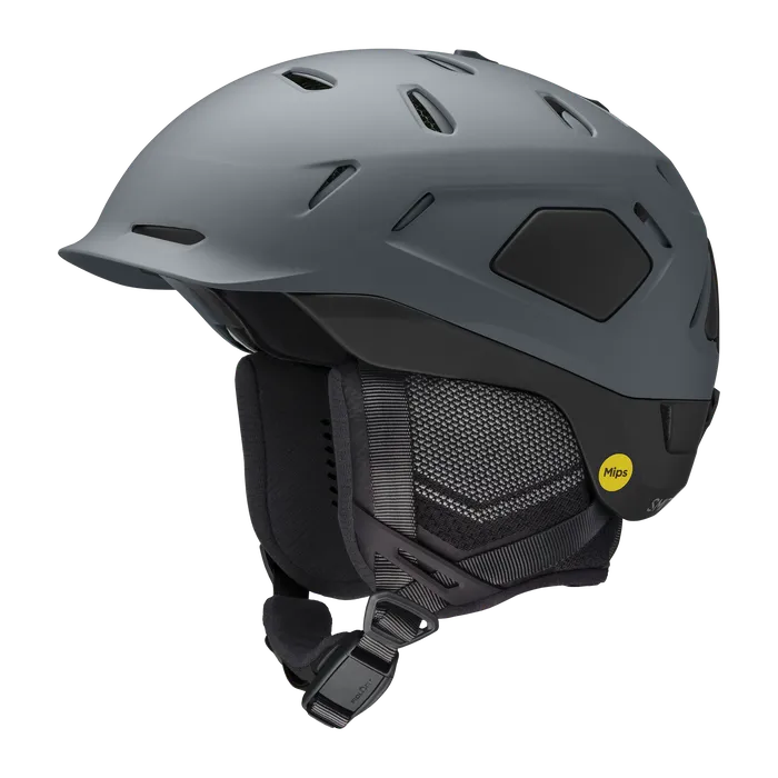 Smith Nexus MIPS Helmet 2025-Ski/Snowboard Helmets-Medium 55-59CM-Matte Slate / Black-Kunstadt Sports