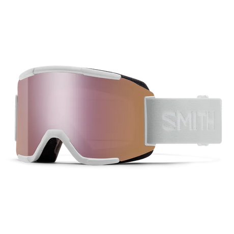 Smith Squad Goggle 2025-Goggles-White Vapor-ChromaPop Everyday Rose Gold Mirror-Kunstadt Sports