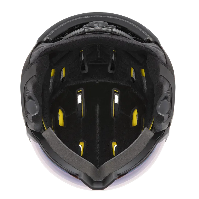 Smith Survey MIPS Helmet 2025-Ski/Snowboard Helmets-Small 51-55CM-Matte Black with ChromaPop Everyday Green Mirror-Kunstadt Sports