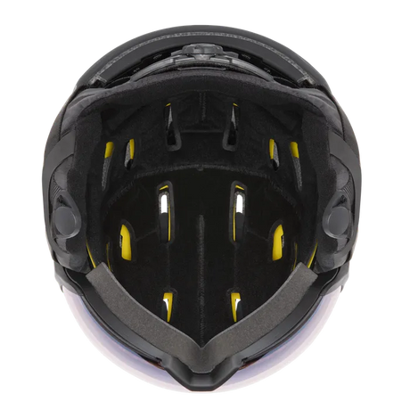 Smith Survey MIPS Helmet 2025-Ski/Snowboard Helmets-Small 51-55CM-Matte Black with ChromaPop Everyday Green Mirror-Kunstadt Sports