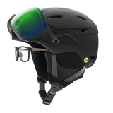 Smith Survey MIPS Helmet 2025-Ski/Snowboard Helmets-Small 51-55CM-Matte Black with ChromaPop Everyday Green Mirror-Kunstadt Sports