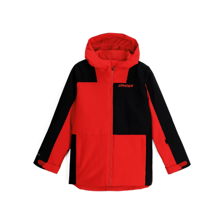 Spyder Junior Slash Jacket 2025-Snowboard/Ski Clothing-SPYDER RED-10-Kunstadt Sports