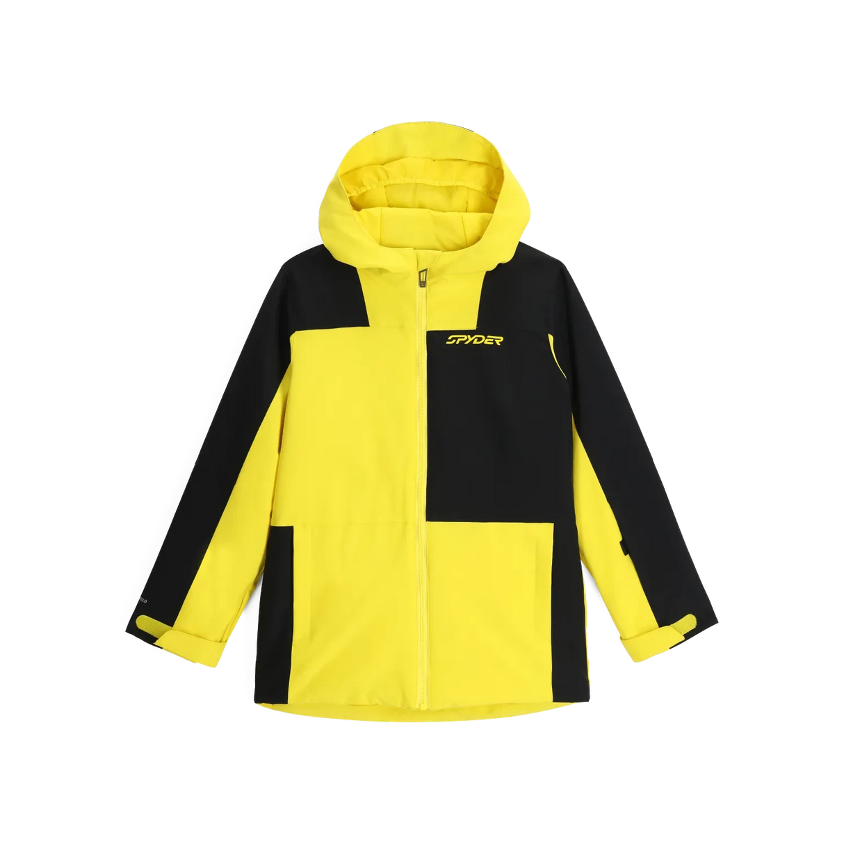 Spyder Junior Slash Jacket 2025-Snowboard/Ski Clothing-ACID YELLOW-5-Kunstadt Sports