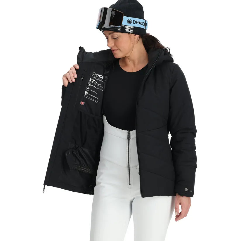 Spyder Women's Haven Jacket 2025-Snowboard/Ski Clothing-BLK-6-Kunstadt Sports