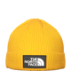 The North Face Unisex TNF Logo Box Cuf Beanie 2025-Outerwear Accessories-One Size-Summit Gold-Kunstadt Sports