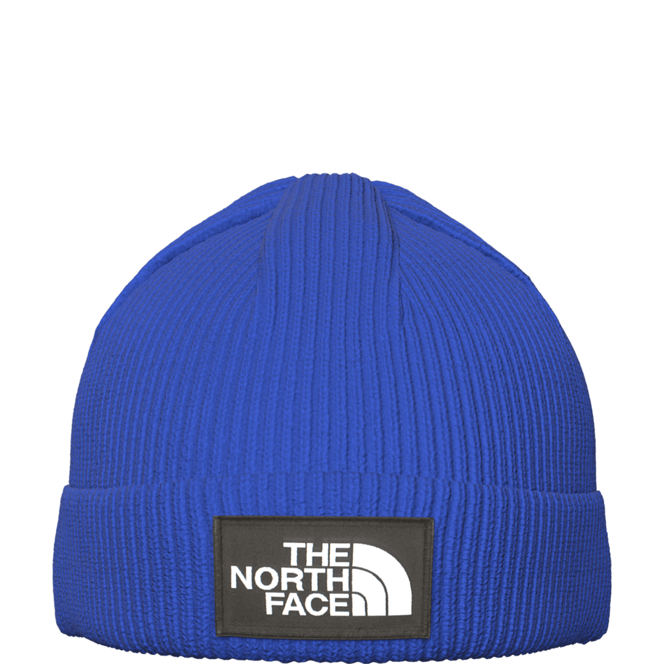 The North Face Unisex TNF Logo Box Cuf Beanie 2025-Outerwear Accessories-One Size-TNF Blue-Kunstadt Sports