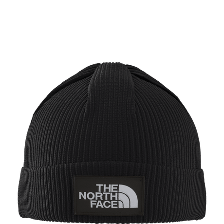 The North Face Unisex TNF Logo Box Cuf Beanie 2025-Outerwear Accessories-One Size-TNF Black-Kunstadt Sports