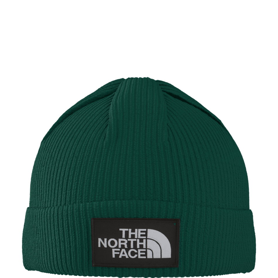 The North Face Unisex TNF Logo Box Cuf Beanie 2025-Outerwear Accessories-One Size-Evergreen-Kunstadt Sports