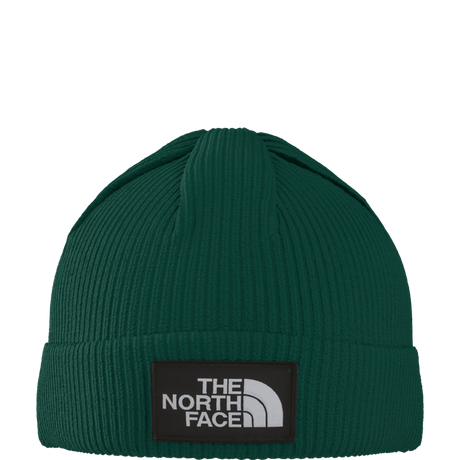 The North Face Unisex TNF Logo Box Cuf Beanie 2025-Outerwear Accessories-One Size-Evergreen-Kunstadt Sports