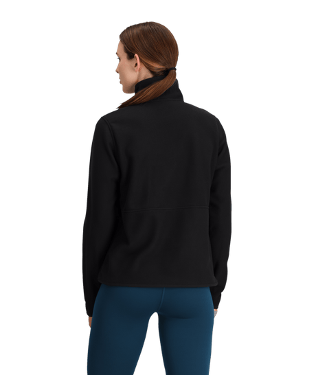 The North Face Women's Glacier Fleece 1/2 Snap 2025-Snowboard/Ski Clothing-L-TNF Black-Kunstadt Sports