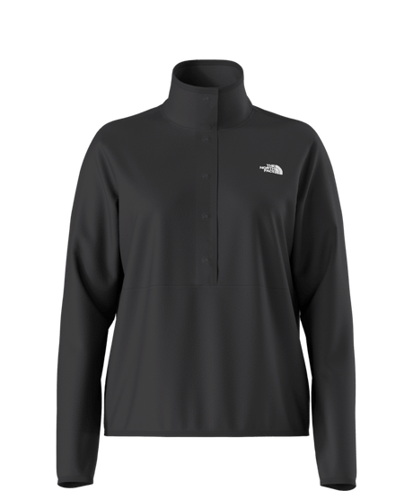 The North Face Women's Glacier Fleece 1/2 Snap 2025-Snowboard/Ski Clothing-L-TNF Black-Kunstadt Sports