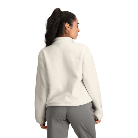 The North Face Women's TNF Fleeski 1/4 Zip Pullover 2025-Snowboard/Ski Clothing-L-White Dune-Kunstadt Sports