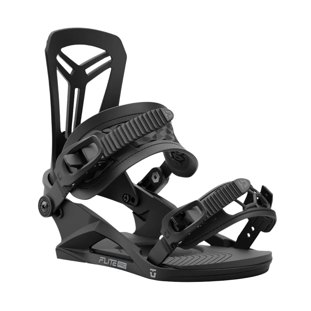 Union Flite Pro Snowboard Binding 2025-Snowboard Bindings-M-Black-Kunstadt Sports