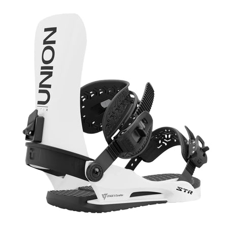 Union STR Snowboard Binding 2025-Snowboard Bindings-M-Black-Kunstadt Sports