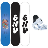 GNU Junior Recess Snowboard Package 2027
