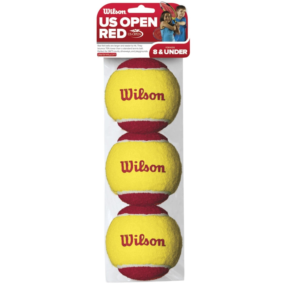Lot de balles de tennis Wilson Starter Rouge