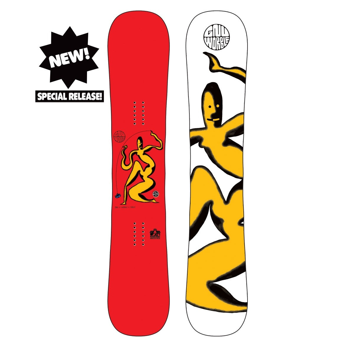 GNU 2022 Headspace Worble Edition Snowboard