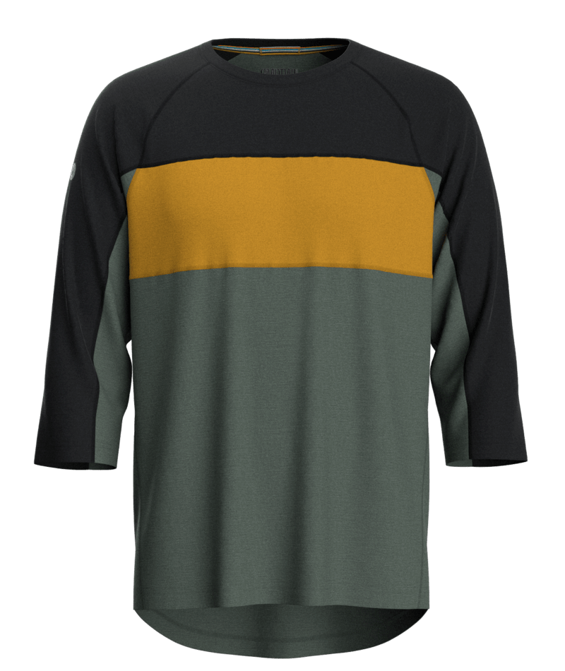 T-shirt à manches 3/4 pour vélo de montagne Ultralite Smartwool 2023 pour homme
