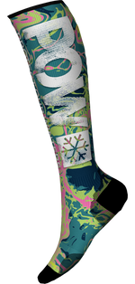 Smartwool 2024 Men's Ski Zero Cushion POW Print Over The Calf Socks