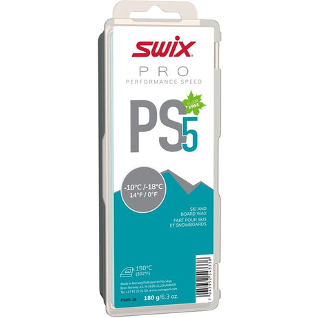 Swix Pure Performance Speed PS05 Turquoise -10C to -18C Wax