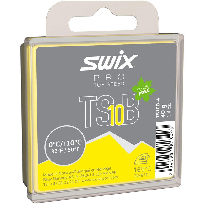 Fart Swix Pro Top Speed ​​TS10 Noir 0°C à +10°C
